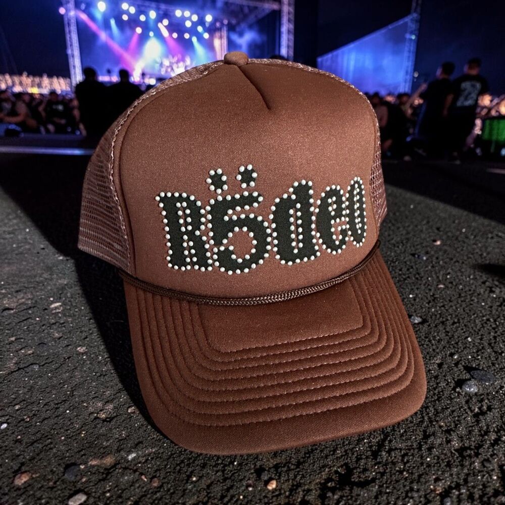 Travis Scott Cactus Jack x Sp5der "Days Before Rodeo" Rhinestone Trucker – Brown